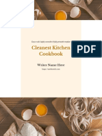 19 Cleanest Kitchen Cookbook Design in Microsoft Word
