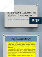 Penerapan Keselamatan Pasien Di Rumah Sakit