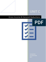 Study Unit C - Gross Income General Deductions