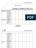 Checklist Self Assessment - Analisis Spektrofotometri UV-Vis