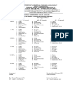 Jadwal KBM Daring Januari