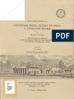 Centrifuge Model Testing of Soils: A Literature Review