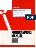 Mazak M-Plus Mazatrol Programming Manual