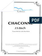 Chaconne, Bach (Transcr.C.marchione)