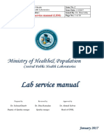 Lab Service Manual Overview
