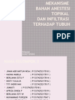 Mekanisme Bahan Anastesi Topikal Dan Infiltrasi Terhadap Tubuh