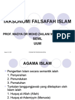 Taksonomi Falsafah Islam