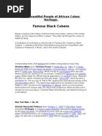 Download Famous Black Cubans by BMiller SN4994154 doc pdf