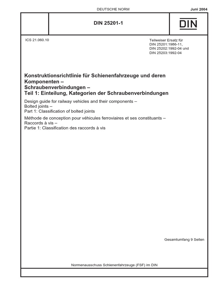 Din25201 1 - 2004 06d | PDF