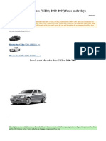 Mercedes-Benz C-Class (W203 2000-2007) Fuses and Relays