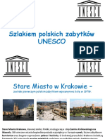 Szlakiem Polskich Zabytków UNESCO