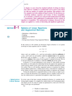 Systems of Linear Equations and Augmented Matrices: Section