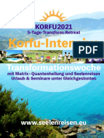 MATRIXWELLE2021-Urlaubsseminar Auf Korfu