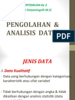Pengolahan Analisis Data Kuliah Ke2
