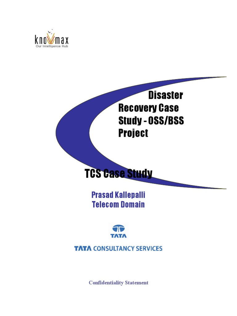 Disaster Recovery Case Study - OSS-BSS Project Draft - Latest | PDF ...