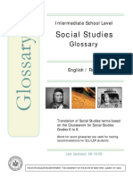 Social Studies Glossary (Intermediate) .