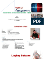 Emergency Aritmia Management - Mahesa - 13 Maret 2021