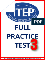 Itep Test 3