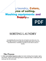 Sorting Laundry,: Group 1
