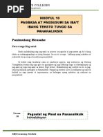 Pagsulat NG Introduction at Background | PDF