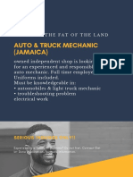 Auto & Truck Mechanic (Jamaica)