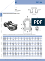 Type H14 Wide Body Shackle: Non-Standard Sizes or Custom Products Available On Request