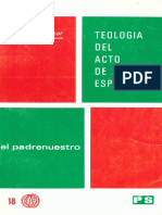 ALONSO SALAZAR, S., Teologia Del Acto de Esperanza. El Padrenuestro, 1974