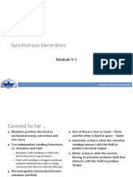 Synchronous Generators: Module 5-1