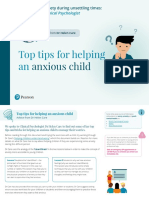 Top Tips For Helping An: Anxious Child