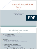 Logic Agents and Propositional Logic: Hassan Khosravi SPRING2011