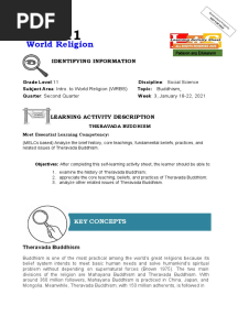 World Religion: Identifying Information