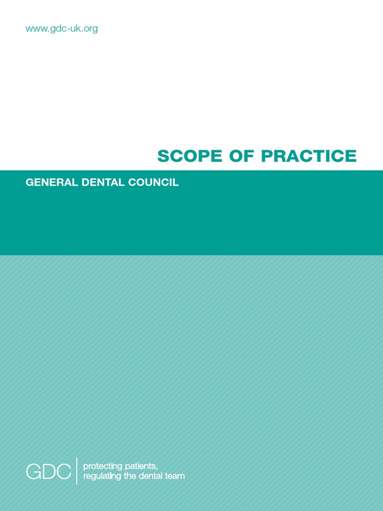 Gdc Scope Of Practice Orthodontic Therapist