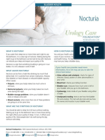 Nocturia Fact Sheet