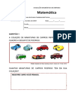 ADE - Matemática - 1º Ano Do Ensino Fundamental