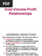 Cost-Volume-Profit Relationships1