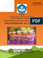 Petunjuk Teknis Penyelenggaraan Paud Berbasis Pendidikan Al Quran Tahun 2013 File