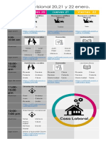 horario 20-21 enero