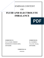 Fluid and Electrolyte Imbalance