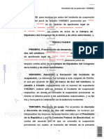 Suspensión Definitiva Ley Eléctrica