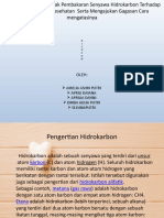 Menalar Dampak Pembakaran Senyawa Hidrokarbon Terhadap Lingkungan Dan Kesehatan Serta Mengajukan Gagasan Cara Mengatasinya