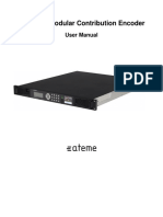 CM5000 - Modular Contribution Encoder: User Manual