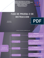 Fase de Prueba o de Instrucción