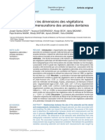 Corrélations Entre Les Dimensions Des Végétati