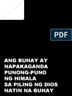 Ang Buhay Ay Napakaganda