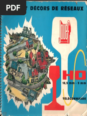 Notice Jouef HO SNCF 1962 – Plans De Réseaux – Document Vintage Pour Train électrique
