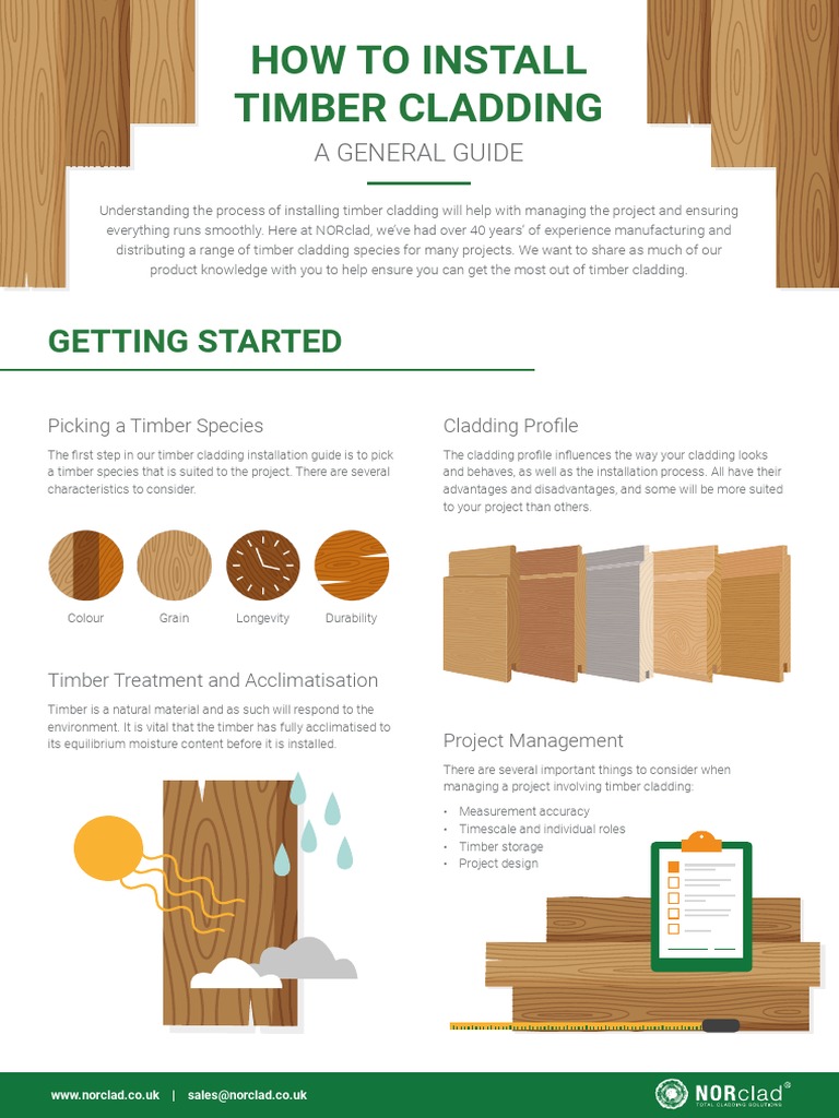 Timber Cladding Installation Guide | PDF | Lumber | Wall
