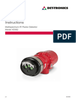 Instructions: Multispectrum IR Flame Detector Model X3302