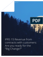 IFRS 15 Revenue From Contracts With Customers: Are You Ready For The "Big Change?"