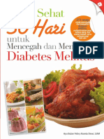 Menu Sehat 30 Hari Untuk Mencegah Dan Mengatasi Diabetes Mellitus