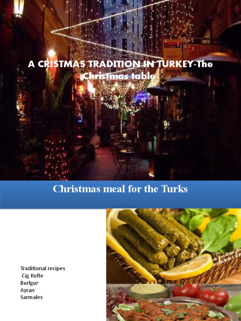 Christmas Traditions in Turkey PDF